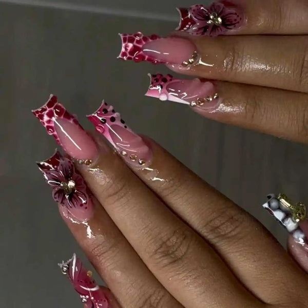 Glamorous Coffin Nail Set