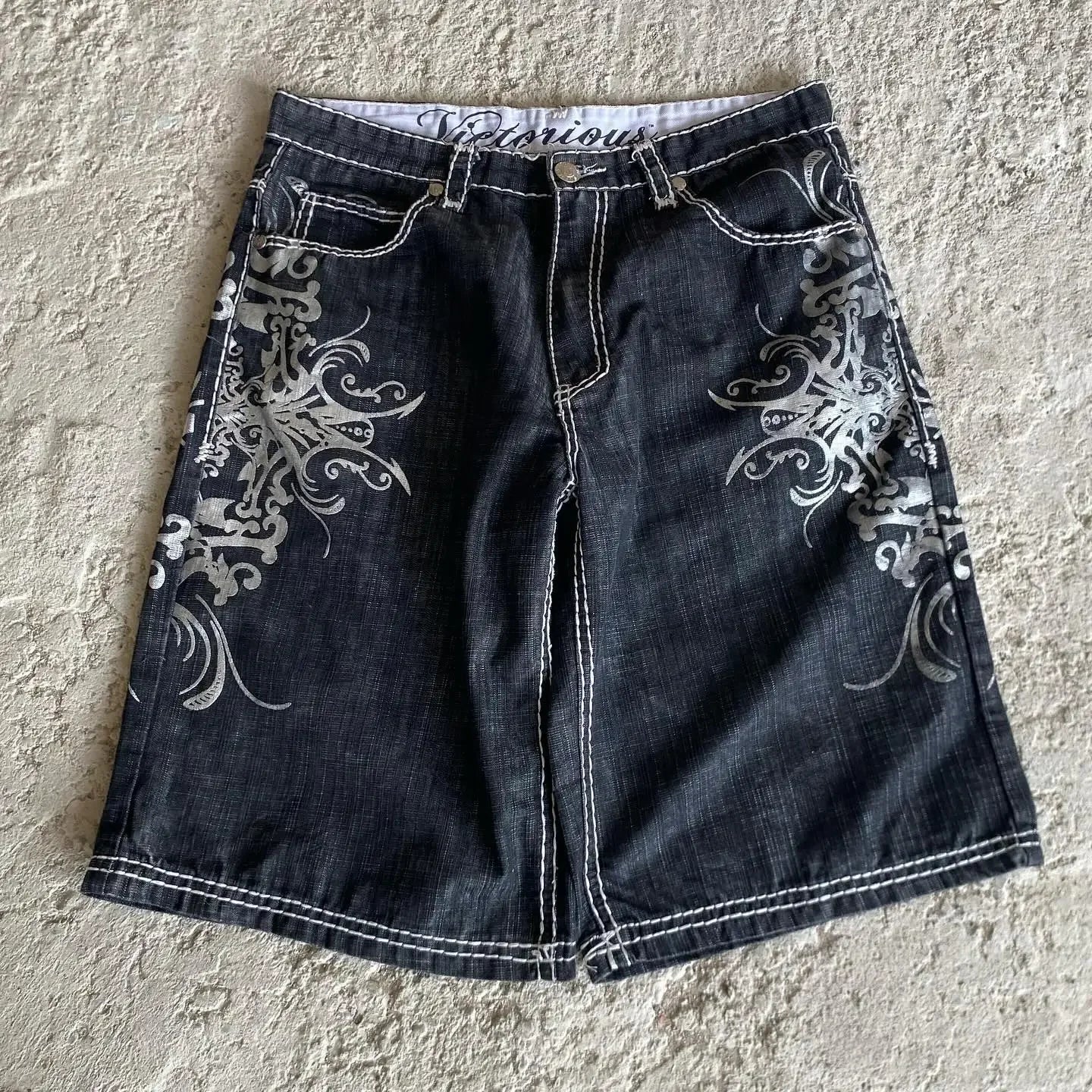 Denim Jorts Y2K Style