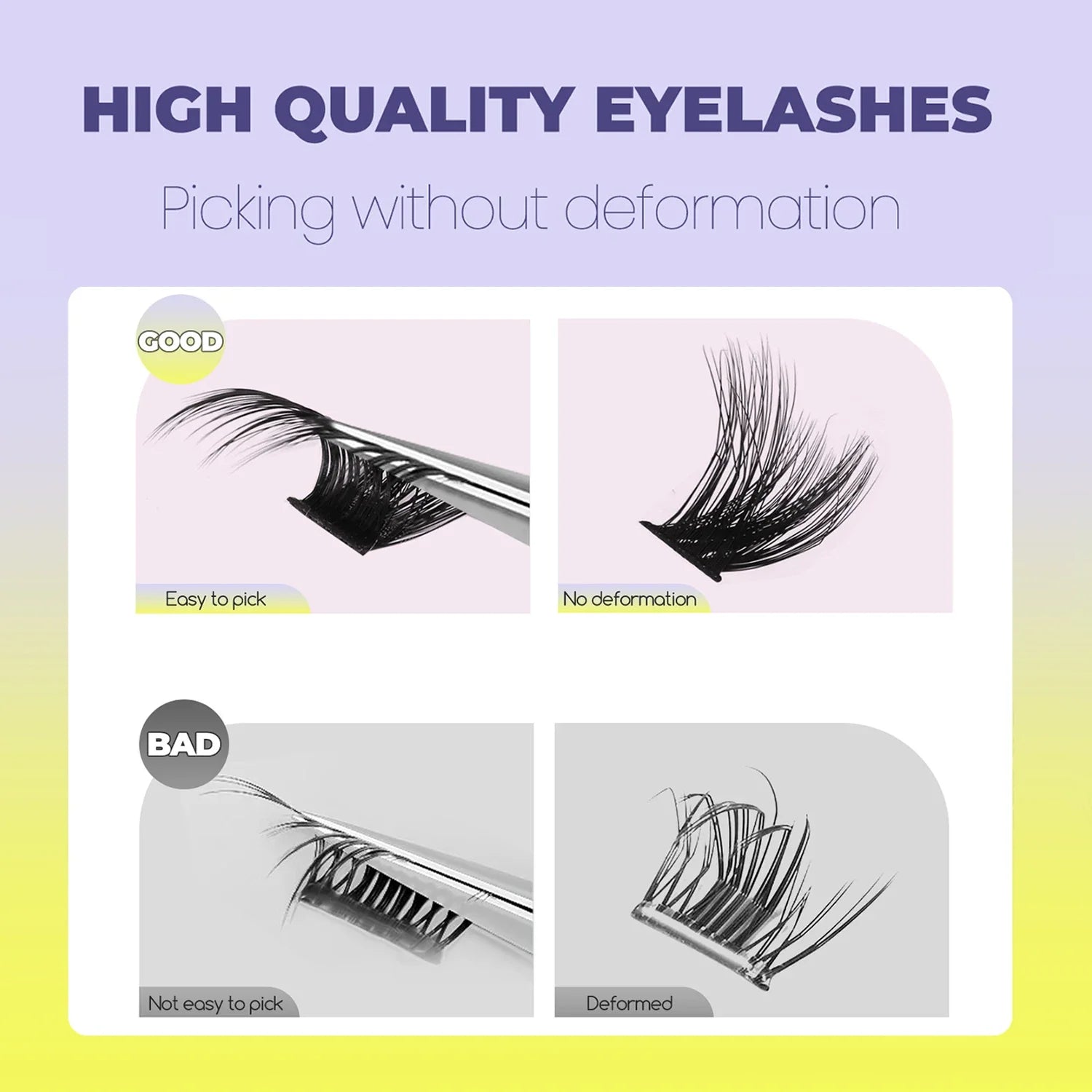 Glamorous Cat Eye Lash Clusters