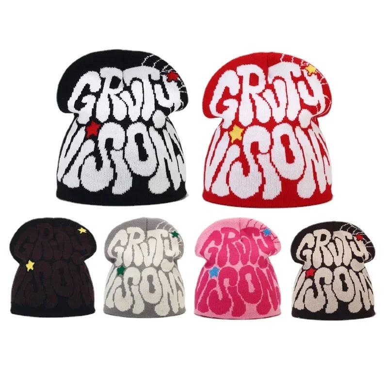 Y2K Knitted Beanie Cap