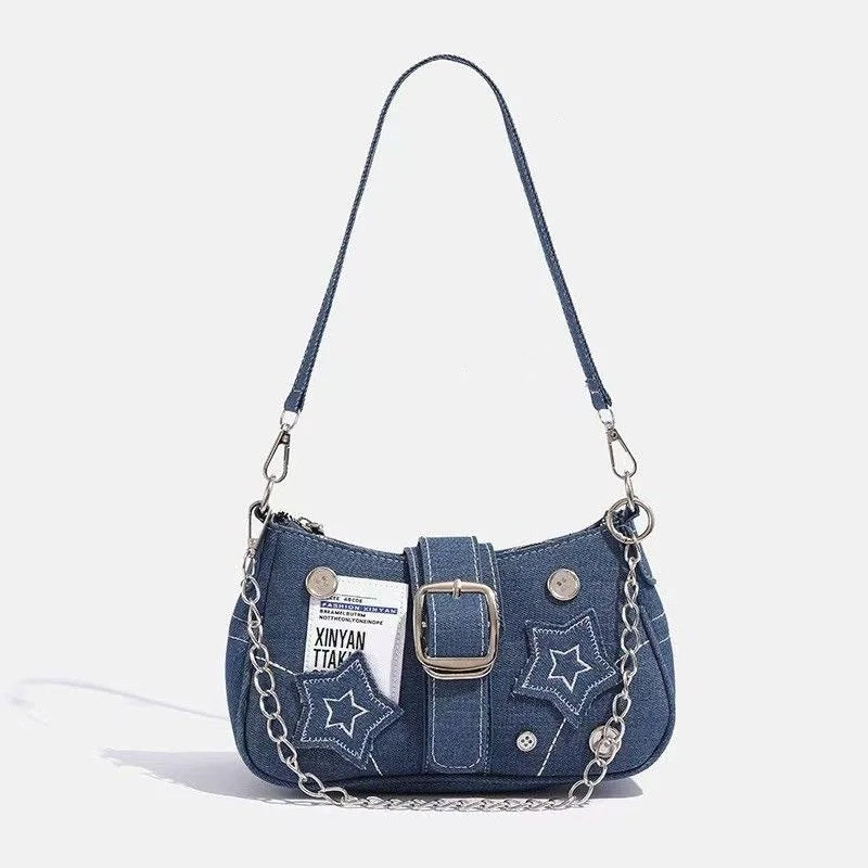 Y2K Starry Shoulder Bag