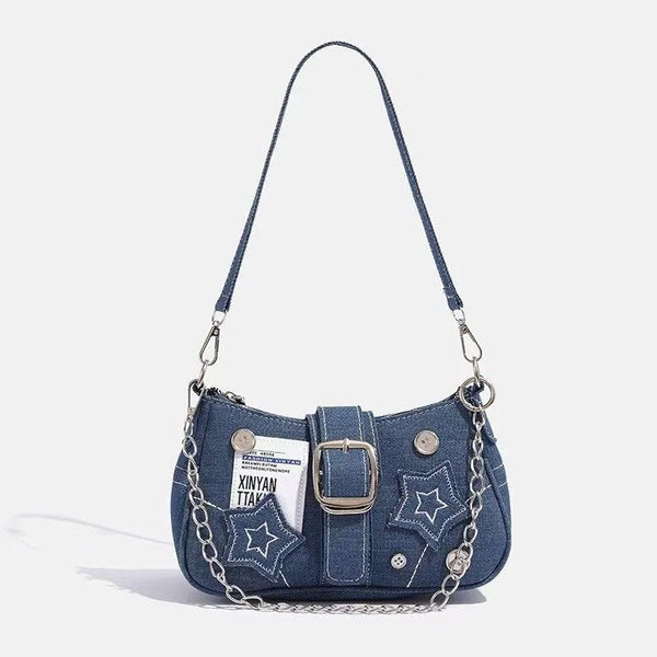 Y2K Starry Shoulder Bag